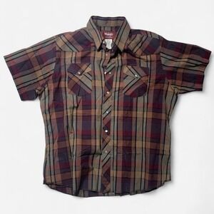 Wrangler Pearl Snap Western Shirt XL